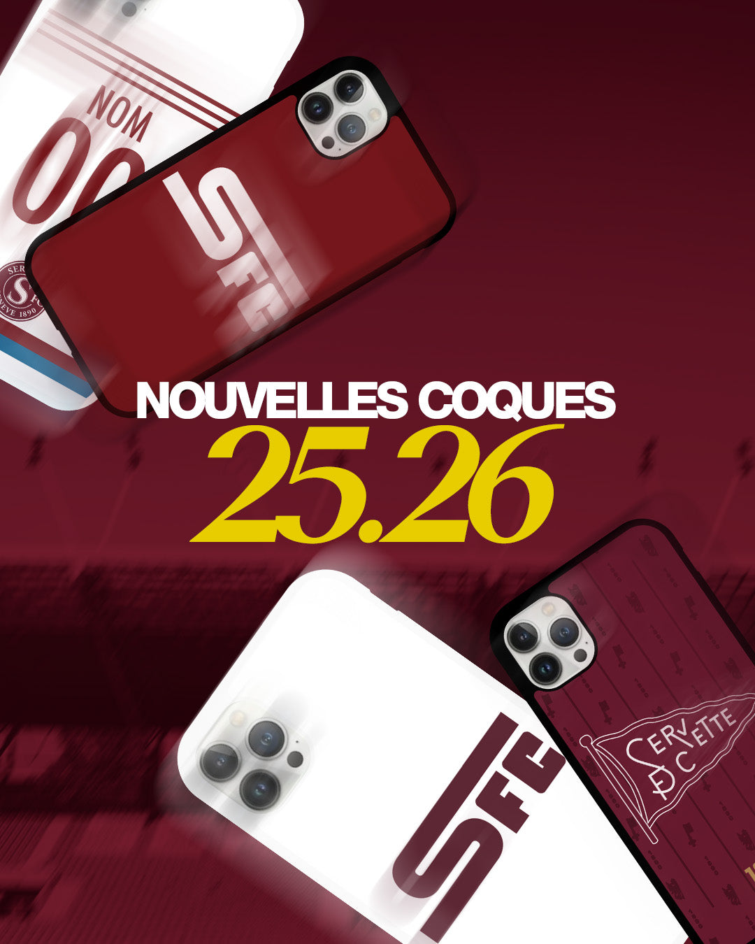 Écharpe Servette Genève - Année 90 - Collection Écharpe Servette Genève - Année 90 - Collection