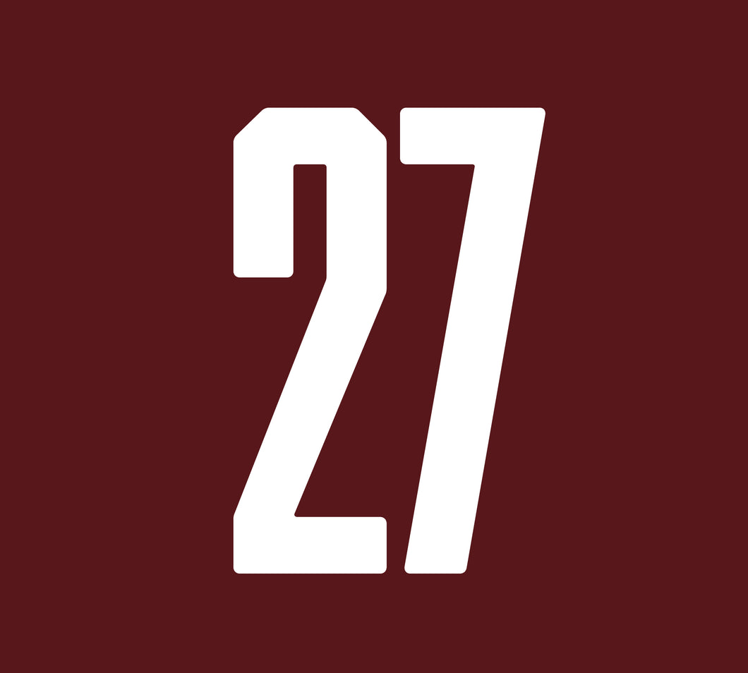Maillot Présaison Grenat 23-24 -  N°27