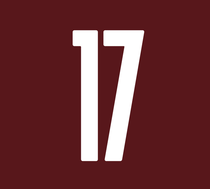 Maillot Présaison Grenat 23-24 -  N°17