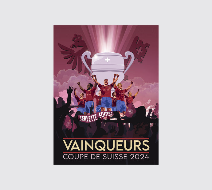 Poster Vainqueur Coupe Suisse x La Jonx (50x70)