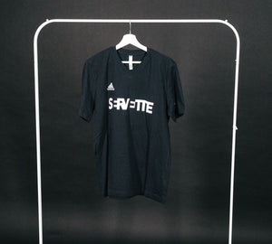 T-shirt Adidas Noir Abstrait