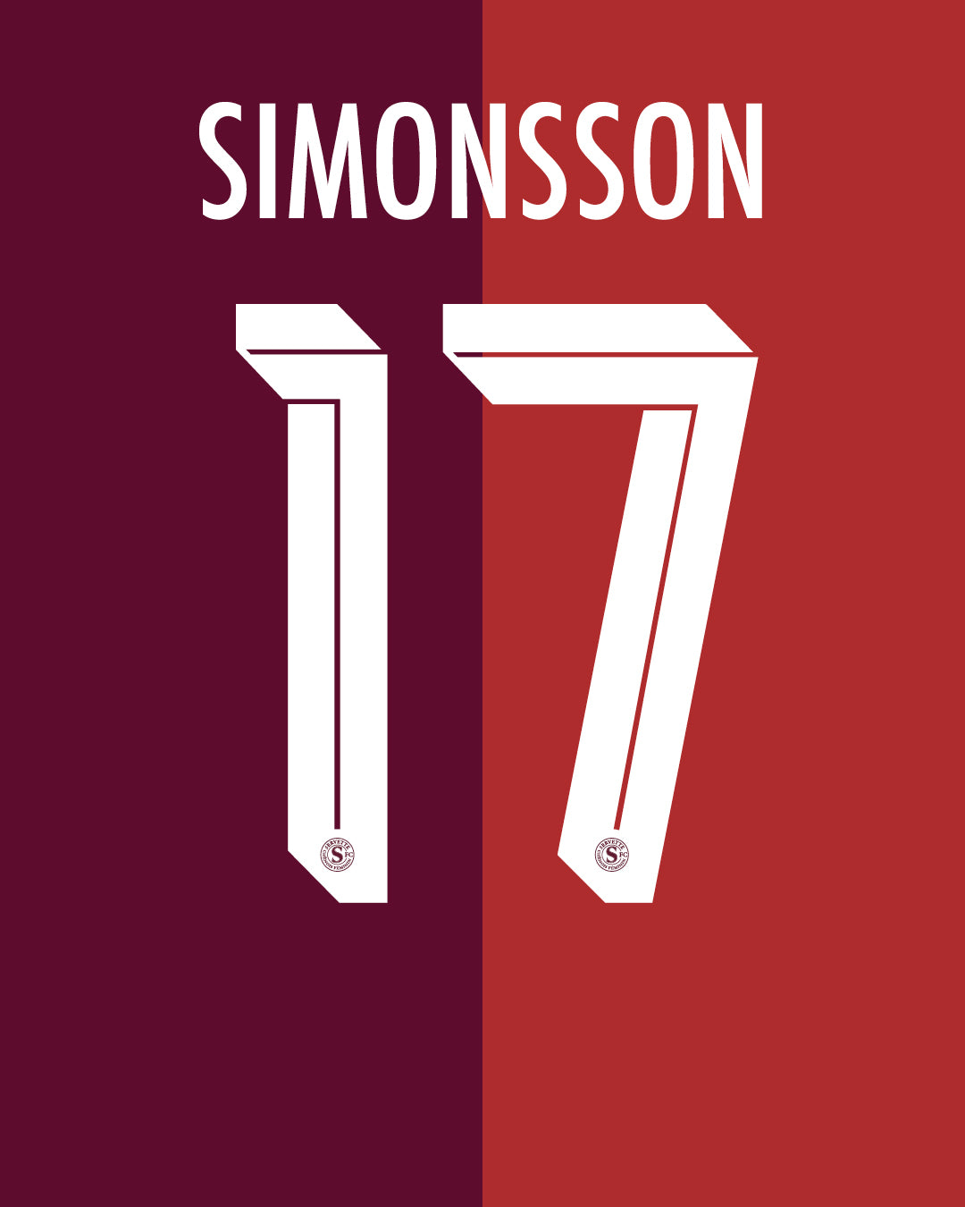Maillot SFCCF x FF Chênois Genève signé - SIMONSSON 17