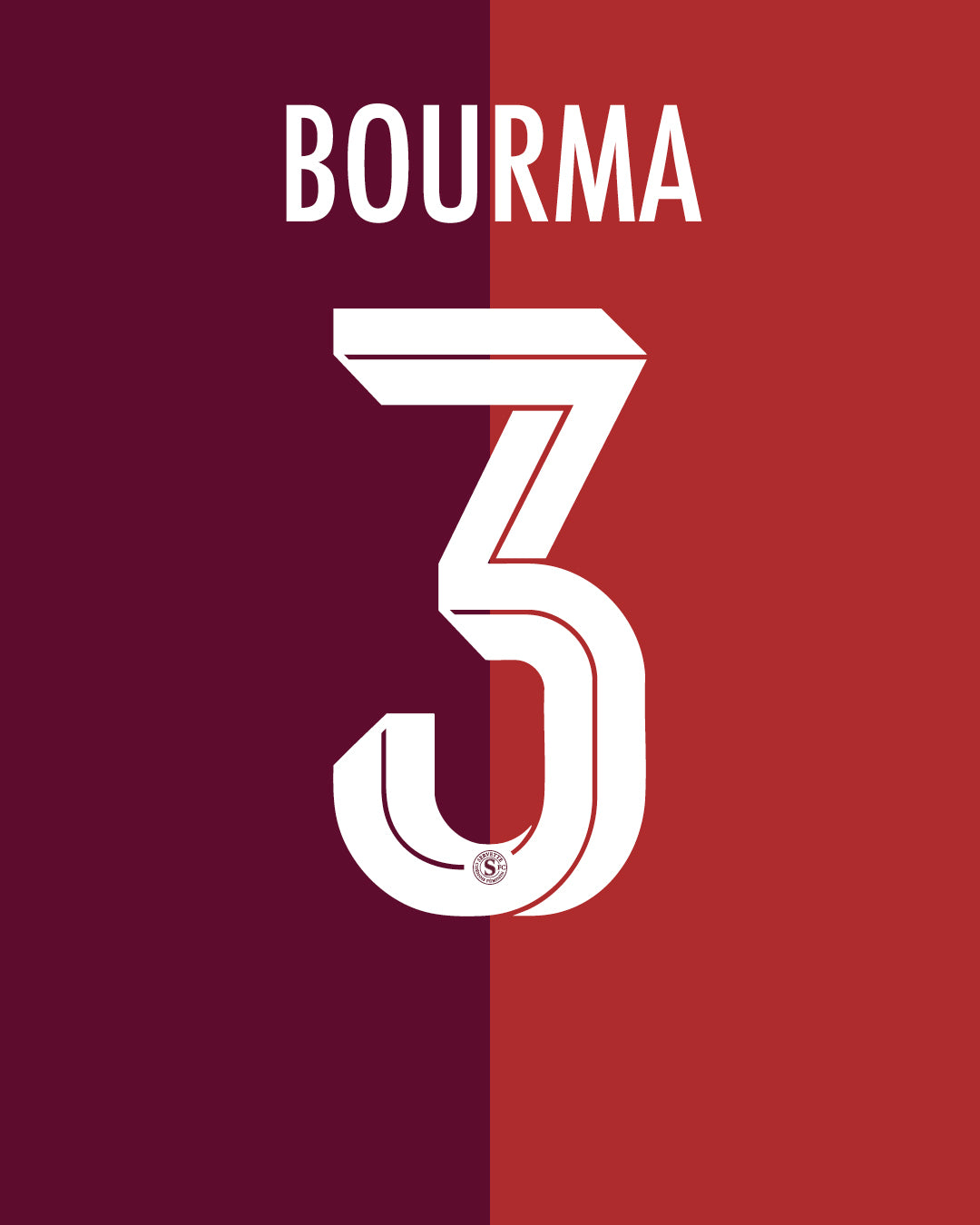 Maillot SFCCF x FF Chênois Genève signé - BOURMA 3
