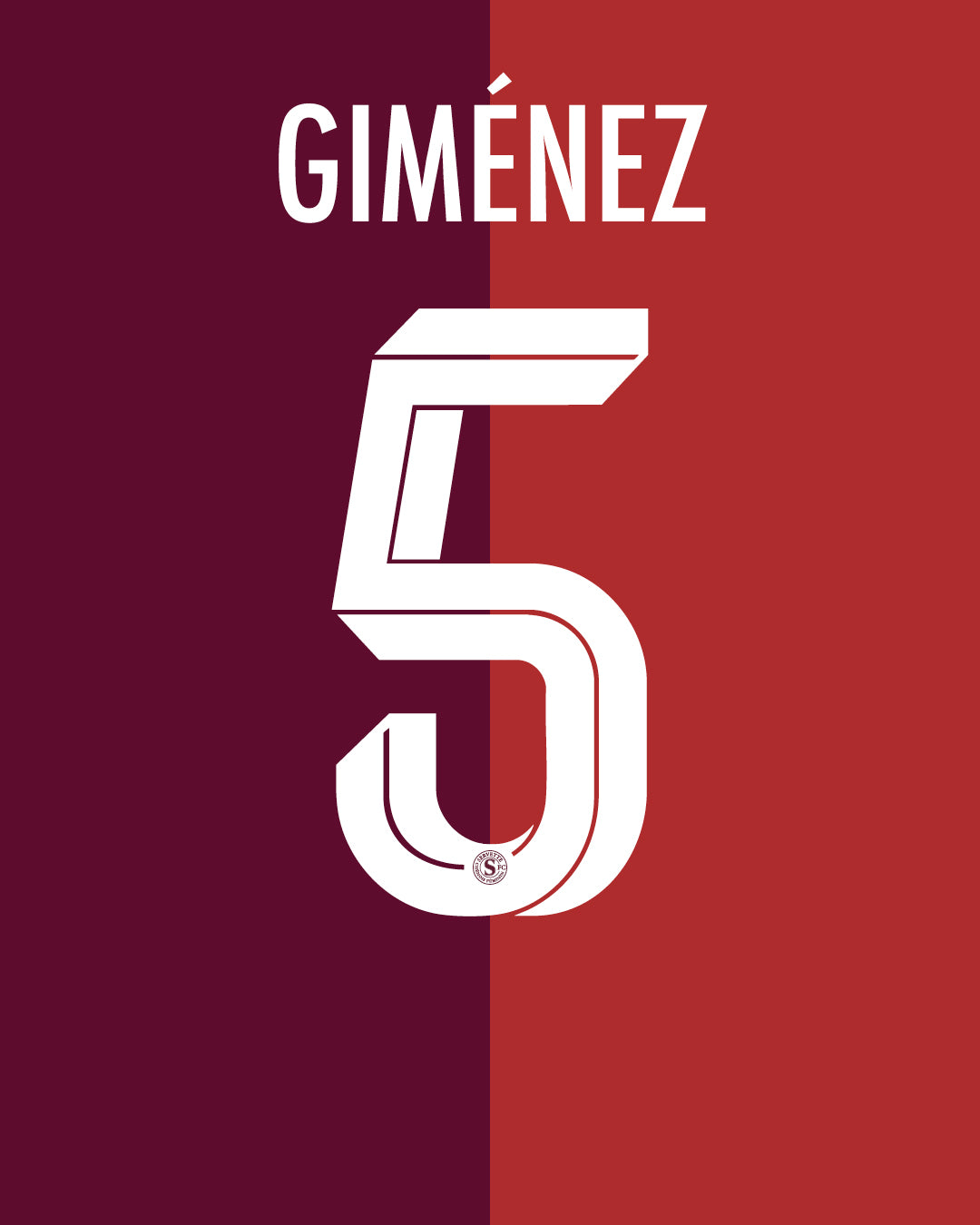 Maillot SFCCF x FF Chênois Genève signé - GIMÉNEZ 5