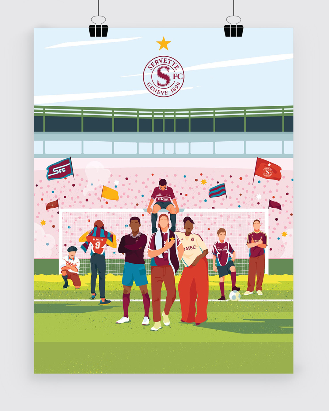 Affiche Officielle Servette FC / Ludogorets