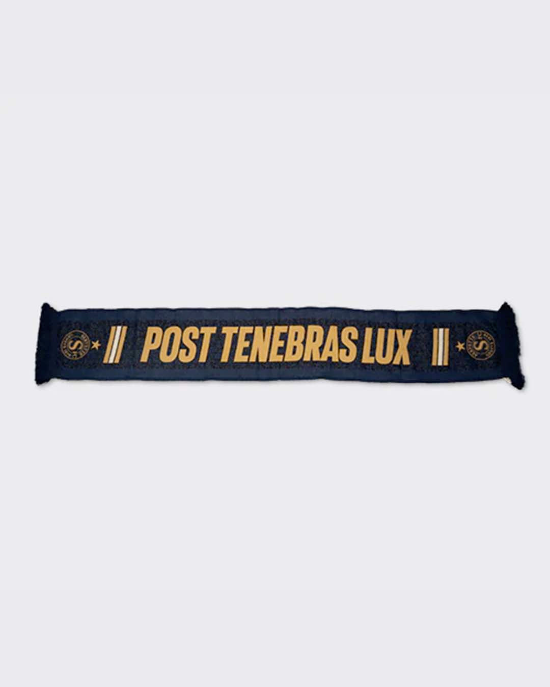 Echarpe Post Tenebras Lux Navy blue