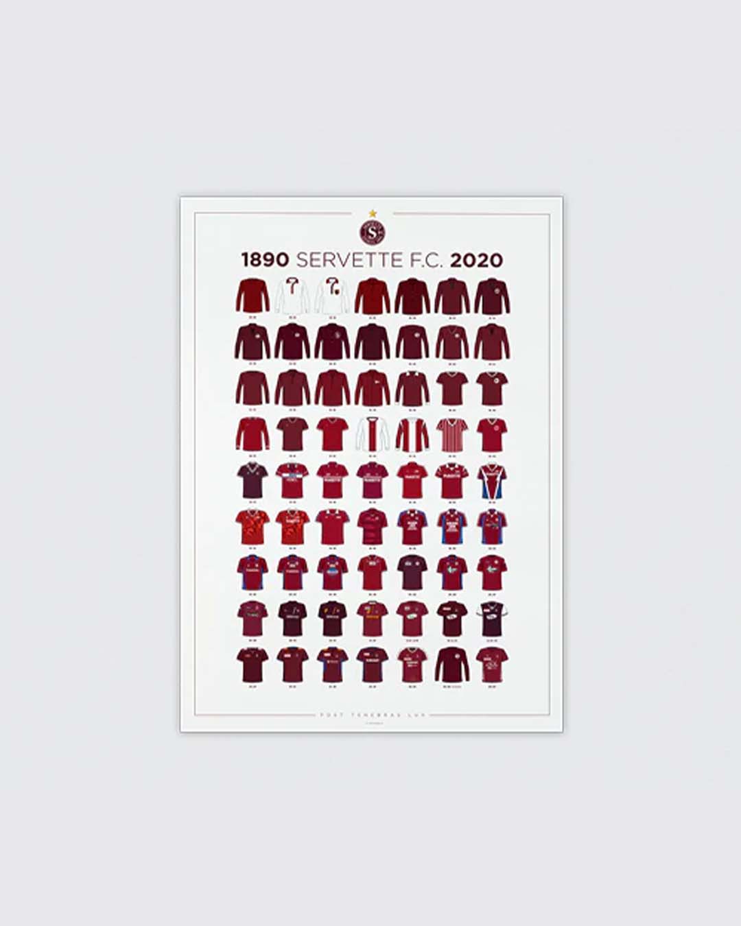 Poster Maillots SFC (50x70)