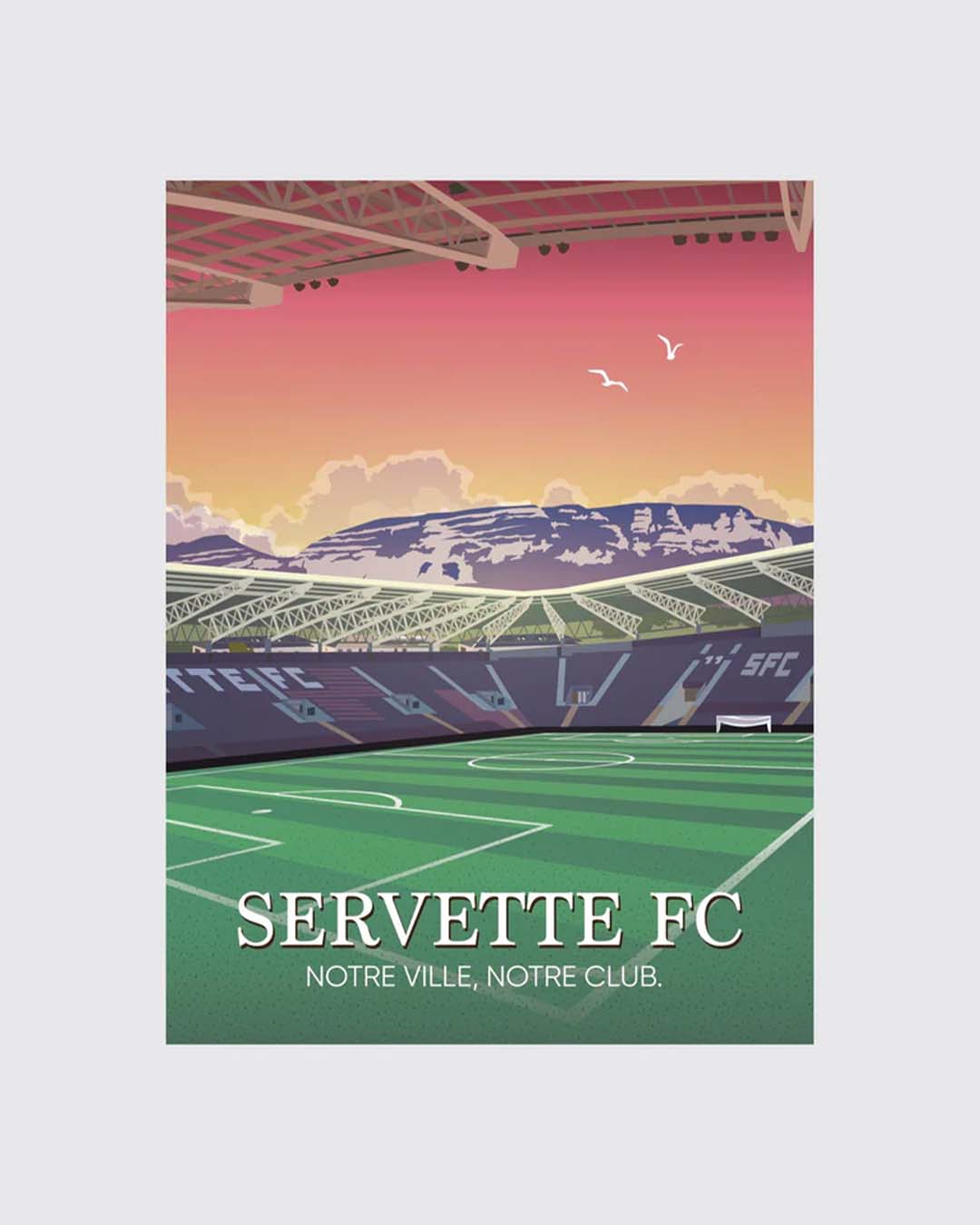 Poster Servette FC X La Jonx Réédition (30x40)