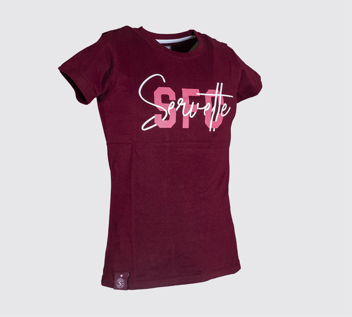 T-shirt Grenat SFC Femme